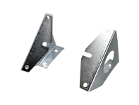 Montageset kentekenplaathouder. Porsche 912/911 1965-73 - 90170105124, 90170105125