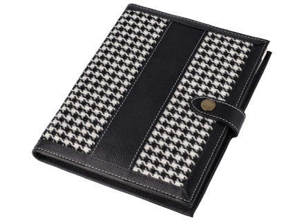 Classic document folder / wallet in pepita finish for all Porsche drivers - 91148090100, PCG48090100