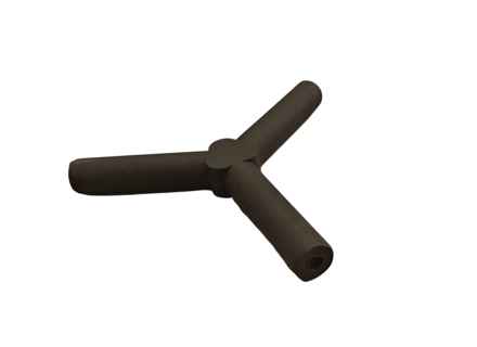 Distribution Y-Piece Vacuum Hose. Porsche 911 / 964 / 924S / 944 / 968 / 928 - 92857372702 - PYVUD