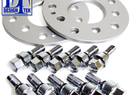 Wheel Spacers 5MM Porsche 5/130 stud Pattern with long bolts *DesignTek - 99736160592, 3608000005, 3608100007, 99636120300, WHT006978, 99636120301, 99636120302, 99636120390, 99736198007, 99636198000, WHT004676A, 99736120301