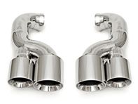 Terminali di scarico Deluxe Quad Style in cromo lucido. Porsche Caienna 957 V6 - 95511100040, 95511125130, 95511125171, 95511125230, 95511125271 Terminali di scarico Deluxe Quad Style in cromo lucido. Porsche Caienna 957 V6 - 95511100040, 95511125130, 95511125171, 95511125230, 95511125271