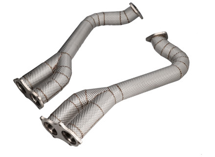 Exhaust particulate filter bypass tube Porsche 718 GT4 / Spyder and GTS - 98254351B, 98254351L, 98254351AA, 98254351P, 98254351R, 98254351N, 98254351Q, 98254351S, 98254351T, 98254350B, 98254350L, 98254350P, 98254350R, 98254350N, 98254350AB, 98254350Q, 98254350S, 98254350T, L-PO/T/13/1, FSPOR718GT4OA
