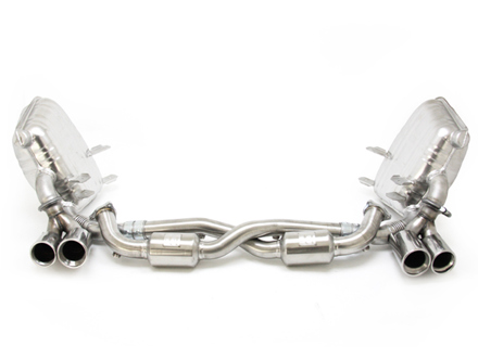 Sports exhaust with catalytic converter and tail pipe package Porsche 996 3.6L - 99622096330S, 3606109961, 99611196912S