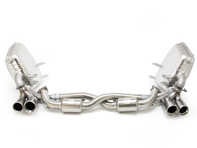 Sports exhaust with catalytic converter and tail pipe package Porsche 996 3.6L - 99622096330S, 3606109961, 99611196912S