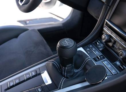 带皮革换挡套的换挡旋钮 6 速。保时捷 981 / 718 Boxster / Cayman - 98142407500, 98142407525, 98142498004