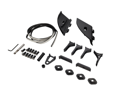 Adaptor kit B for front 991.1 spoiler to 997.1 with 115-125mm ground clearance. Porsche 997.1 - 9975055570001C