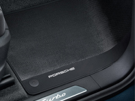 Carbon floor mats with leather edging. Porsche Cayenne (9YA) 2018>> LHD - 9Y0044844 Carbon floor mats with leather edging. Porsche Cayenne (9YA) 2018>> LHD - 9Y0044844