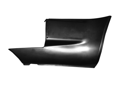 Plaque d'extrémité de pare-chocs arrière, DROITE. Porsche 911 1977-89 - 1680601280, 591186-1, 91150306703, 91150306703GRV - 1680601280