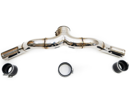 Tubo intercooler Fabspeed in acciaio inox. Porsche 970 Panamera Turbo / Turbo S (2010-2016) - FS.POR.970T.ICP, 97011014071, 97011015070 - FS.POR.970T.ICP