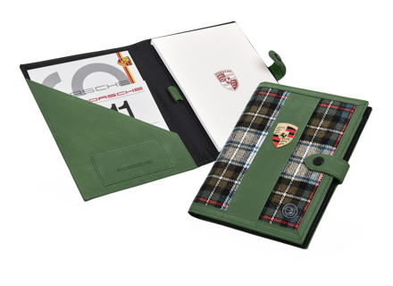 Cartella portadocumenti Porsche Classic '50 Years 911 Turbo', verde - PCG480931A