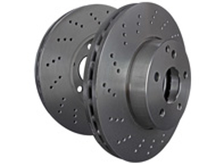 EBC D Series Premium OE Replacement (Drilled) Rear. Porsche 987 Boxster / Cayman  D1668D - 98735240101