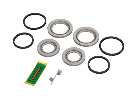 Kit de juntas de alto rendimiento para pinzas de freno delanteras de 36 mm y 44 mm. Porsche 964 / 993 / 996 / 997 / 924 / 968 - 92835191910, 95135191910, 92835191700, 92835191901 - 663602