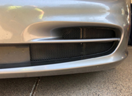 Front bumper side grille wire mesh kit. Porsche 996 Gen 2