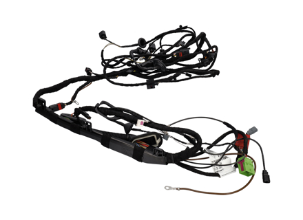 Rear Tailgate Wiring Harness, RIGHT. Porsche 92A Cayenne (958) 2011-14 - 958971148L, 95861281450, 95861281451