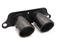 Tailpipe in black chrome finish Porsche 991 GT3 - DesignTek - 99111125391, 99111125392, 99111125393 Tailpipe in black chrome finish Porsche 991 GT3 - DesignTek - 99111125391, 99111125392, 99111125393