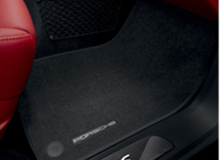 Floor Mats with Nubuck Edging. Porsche 970 Panamera MKII 2014>> - LHD Cars - 97055106305