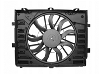 Water radiator air duct with fan. Porsche 958 Cayenne >>2014 Water radiator air duct with fan. Porsche 958 Cayenne >>2014
