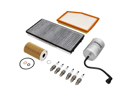 Kit d'entretien moteur : filtres à air, à carburant, à huile, bougies d'allumage et plus encore – pour Porsche 986 Boxster 2.5 L (1997-1999) - 99610722560, 99610731351, 0PB115499A, 99611025301, 99611013103, 99611013104, 90012310630, 99657221901, 99657221902, 99657121903, 99757121900, 99757121901, 99757121902, 99917020190