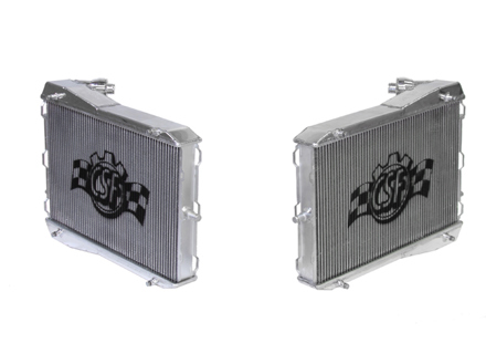Aluminium radiator for water coolant fluid, SET OF 2. Porsche 996 / Boxster 986 / GT3 - 8MK376714291, 8MK 376 714-291, 99610613151, 99610613150, 8MK376713791, 8MK 376 713-791, 99610613251, 99610613181, 99610613281, 1614200803 - 7044