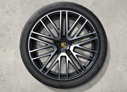 22' Cayenne (9YA) 911 Turbo Design Alloy wheels and summer tyres Original Porsche - 9Y0044663T