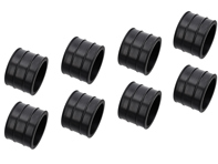 Manicotti in gomma per presa d'aria, SET DA 8. Porsche 928 1978-84 - 92811015801, 92811015800