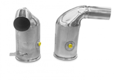 Scarico sportivo catalizzatori 200 celle Porsche 992 turbo e turbo S senza GPF - TSPO992C20.603.A