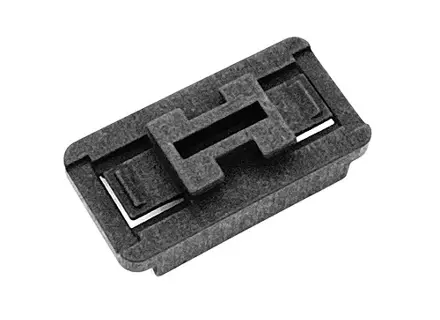 Low profile 14-pin plug connector housing base for engine loom. Porsche 911 / 914 / 924S / 928 / 944 S2 / 964 / 968 - 91161211502, 91161211305