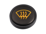 Capuchon avec symbole pour interrupteur de chauffage de pare-brise. Porsche911 78-86 - 91161324001 Capuchon avec symbole pour interrupteur de chauffage de pare-brise. Porsche911 78-86 - 91161324001