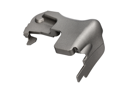 Front Tunnel Seat Hinge Inner Cover, Silver Grey Metallic. Porsche 991 / 982 Boxster / Cayman 2012>> - 99152133, 99152133702D20, 99152133802D20, 99152133701D20, 99152133801D20