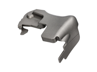 Front Tunnel Seat Hinge Inner Cover, Silver Grey Metallic. Porsche 991 / 982 Boxster / Cayman 2012>> - 99152133, 99152133702D20, 99152133802D20, 99152133701D20, 99152133801D20