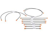 Brake line kit. Porsche 911 68-76 - EQ698001, 1661500210 Brake line kit. Porsche 911 68-76 - EQ698001, 1661500210
