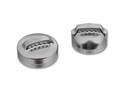 Jeu de bouchons pour huile et liquide de refroidissement, aspect aluminium. Porsche 996 / 997.1 - PCG10644704