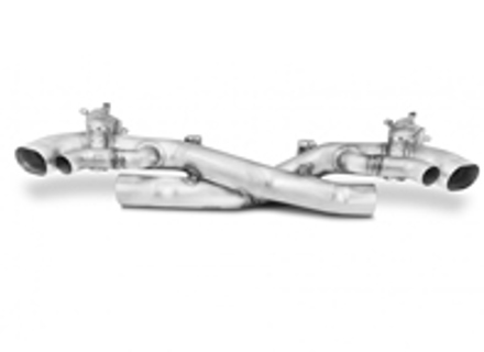 Sportauspuff Gerades Rohr Porsche 992 Carrera und Turbo mit Sportauspuff - TSPO992C19.003.AT