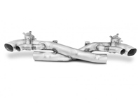 Sports exhaust muffler straight pipe Porsche 992 Carrera and Turbo with sports exhaust - TSPO992C19.003.AT Sports exhaust muffler straight pipe Porsche 992 Carrera and Turbo with sports exhaust - TSPO992C19.003.AT