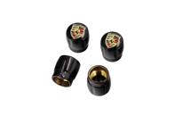Decorative Valve Cap Set of 4 for Porsche for vehicles without Tyre Pressure Monitoring - 99104460356, 99104460266, 99104460265 Decorative Valve Cap Set of 4 for Porsche for vehicles without Tyre Pressure Monitoring - 99104460356, 99104460266, 99104460265