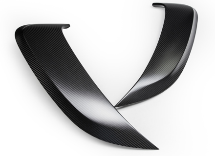 TechArt carbon fibre side air inlet vent. Porsche 718 Boxster and Cayman - 082.121.485.009G, 082.121.485.009M, 082.121.485.009FOG, 982853189OK1, 982853190OK1, 982853189AOK1, 982853190AOK1 - 082.121.485.009FOG, 082.121.485.009G, 082.121.485.009M