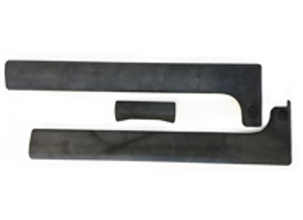 Kniebeschermers onderste dashboard (niet afgedekt). Porsche 911 1986>> / 964 - 964DAB001, 91155207000, 91155206900, 91155205001