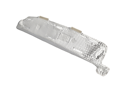 Binnenste hitteschild voor achterbumper. Porsche 981 Boxster / Cayman Inc. Spyder & GT4 - 98150561700, 98150561800