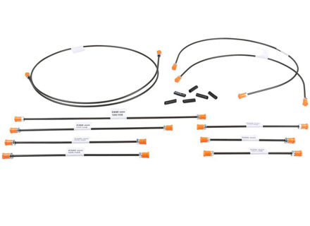 Remleiding set. Porsche 911 1971-73 - 90135561102, 90135561200, 90135561900, 90135562001, 90135562102, 90135562202, 91135562704, 91135565305, 91435560300, 91435569100, 9013556200Y - EQ698005, 1661500610