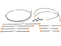 Brake line kit. Porsche 911 1971-73 - 90135561102, 90135561200, 90135561900, 90135562001, 90135562102, 90135562202, 91135562704, 91135565305, 91435560300, 91435569100, 9013556200Y - EQ698005, 1661500610 Brake line kit. Porsche 911 1971-73 - 90135561102, 90135561200, 90135561900, 90135562001, 90135562102, 90135562202, 91135562704, 91135565305, 91435560300, 91435569100, 9013556200Y - EQ698005, 1661500610