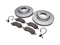 FRONT Brake Pads and Brake Disc Package Porsche 991.2 - 9P1615301, 9P1615302, 99135194702, 99160918100 FRONT Brake Pads and Brake Disc Package Porsche 991.2 - 9P1615301, 9P1615302, 99135194702, 99160918100