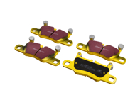 EBC 黄色刹车片“快速道路”后轮。适用于保时捷 991.1 S / 991.2 / 991.2 S / 992 / 992.2 - 99135294900, 99135294901, 97035294703, 97035294902, 97035294904