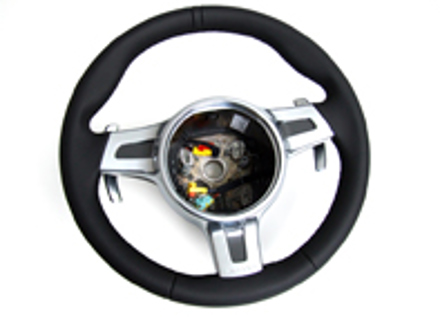 方向盘 3 辐运动型，带换挡拨片，PDK 汽车。保时捷 997.2 / 987.2 Boxster / 987C.2 Cayman PDK 汽车 - 99734780380A34, 99704440216A10, 99704440216T10, 99704440216R10, 99704440216B10, 99704440216R10, 99704440217A10, 99704440217T10, 99704440217R10, 99704440217B10, 99704440217E10