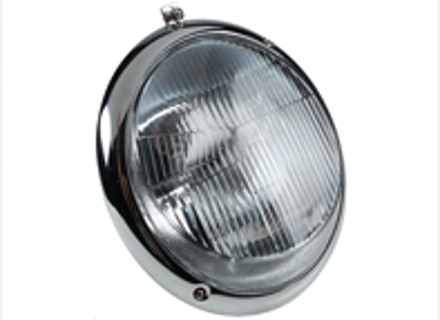 Headlamp. Porsche 356 1955-65 LHD - 64463110107, 8195101500, 111941021A, 35662014 - 8195101500