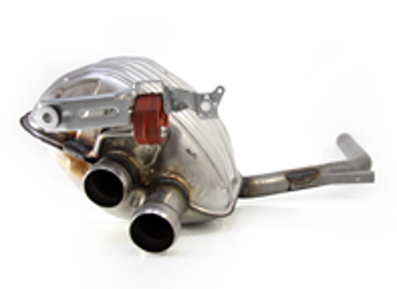 Exhaust silencer / muffler. Porsche 970 Panamera 3.0L Diesel - 97011191131, 97011191231 Exhaust silencer / muffler. Porsche 970 Panamera 3.0L Diesel - 97011191131, 97011191231