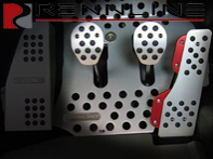 Rennline Aluminium 3 Piece Pedal Set Rubber Grip. Porsche 911/912/914/930/964/993 - P70.60, P7060 Rennline Aluminium 3 Piece Pedal Set Rubber Grip. Porsche 911/912/914/930/964/993 - P70.60, P7060