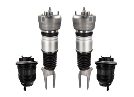 Set luchtvering schokdempers voor en achter. Porsche 970.2 Panamera 2014 - 2016 - 97034305234, 97034305235, 97034305237, 97034305134, 97034305135, 97034305137, 97033353334