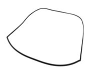 Rubberen ruitenlijst achter. Porsche 996 1998>>2005 - 99654552104, 99654552103, 99654552101 - 96000