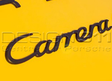 Insigne de couvercle arrière 'Carrera' NOIR. Porsche 991 - 99155923702