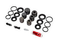 Kit de pistones y juntas para pinzas de freno delanteras de 6 pistones. Porsche 996 / 997 / 987.1 - 99635191501, 99635191500, 95135291700 - 228909